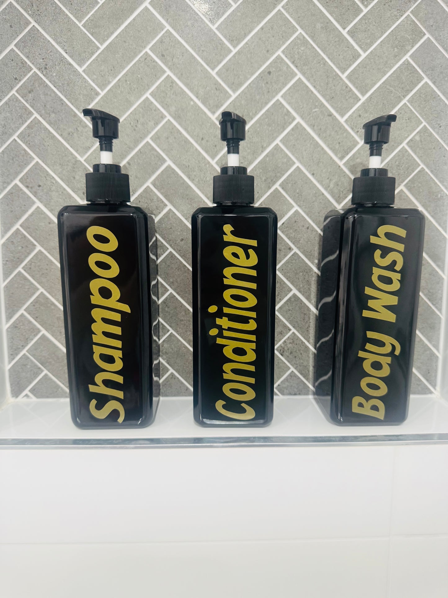 Luxury Bathroom Pump | Shampoo - Conditioner - Body Wash