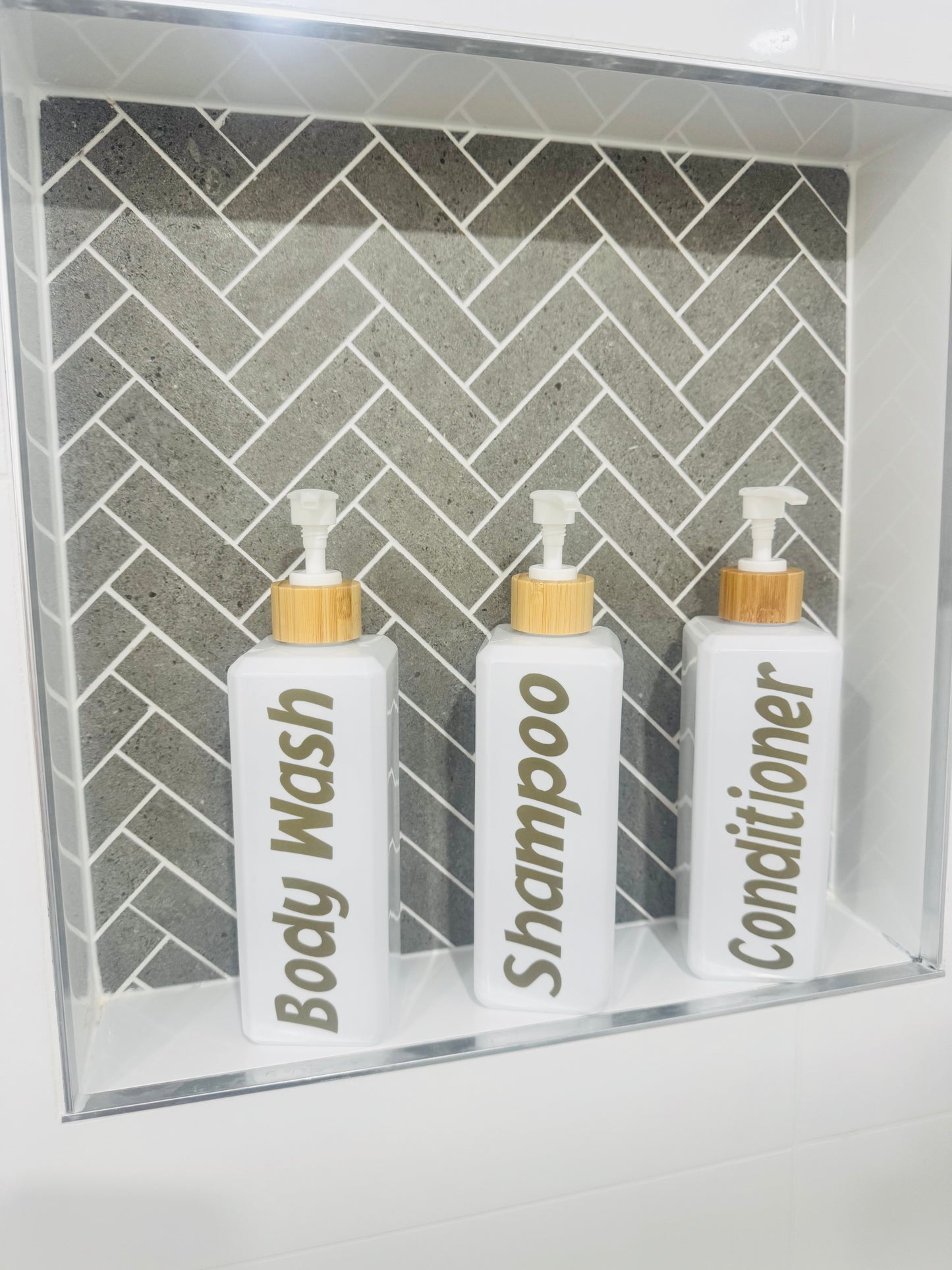 Luxury Bathroom Pump | Shampoo - Conditioner - Body Wash