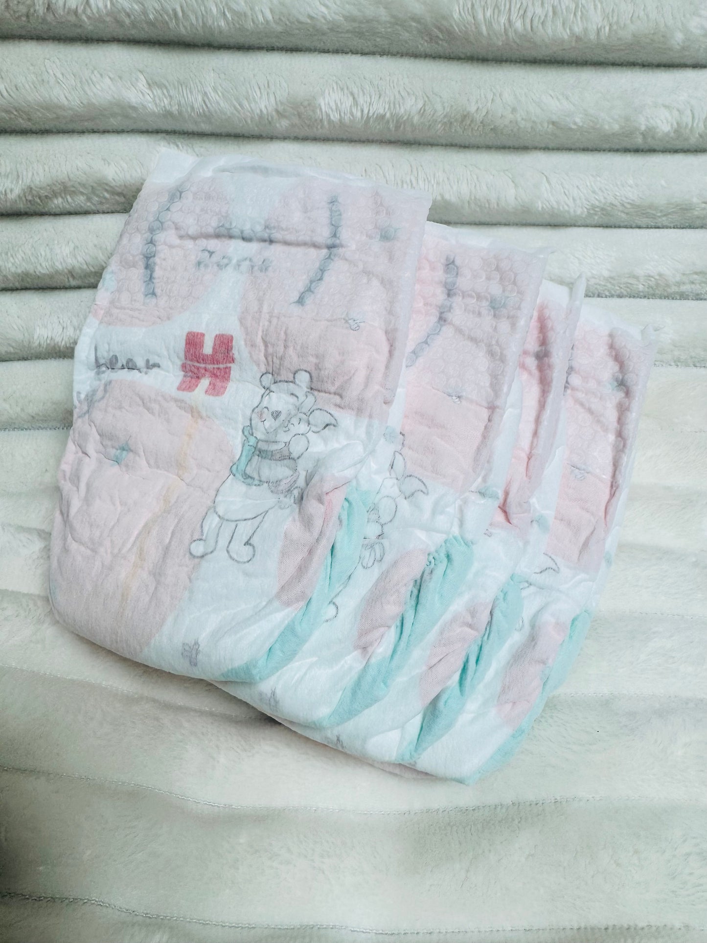 Baby Nappy Cake  1 Tier | Blue - Pink - Neutral