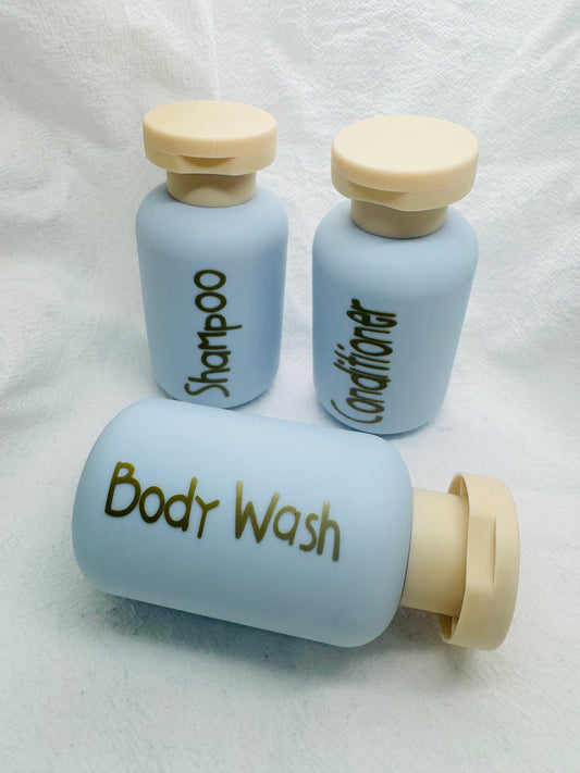 Luxury Travel Toiletry Containers | Reusable
