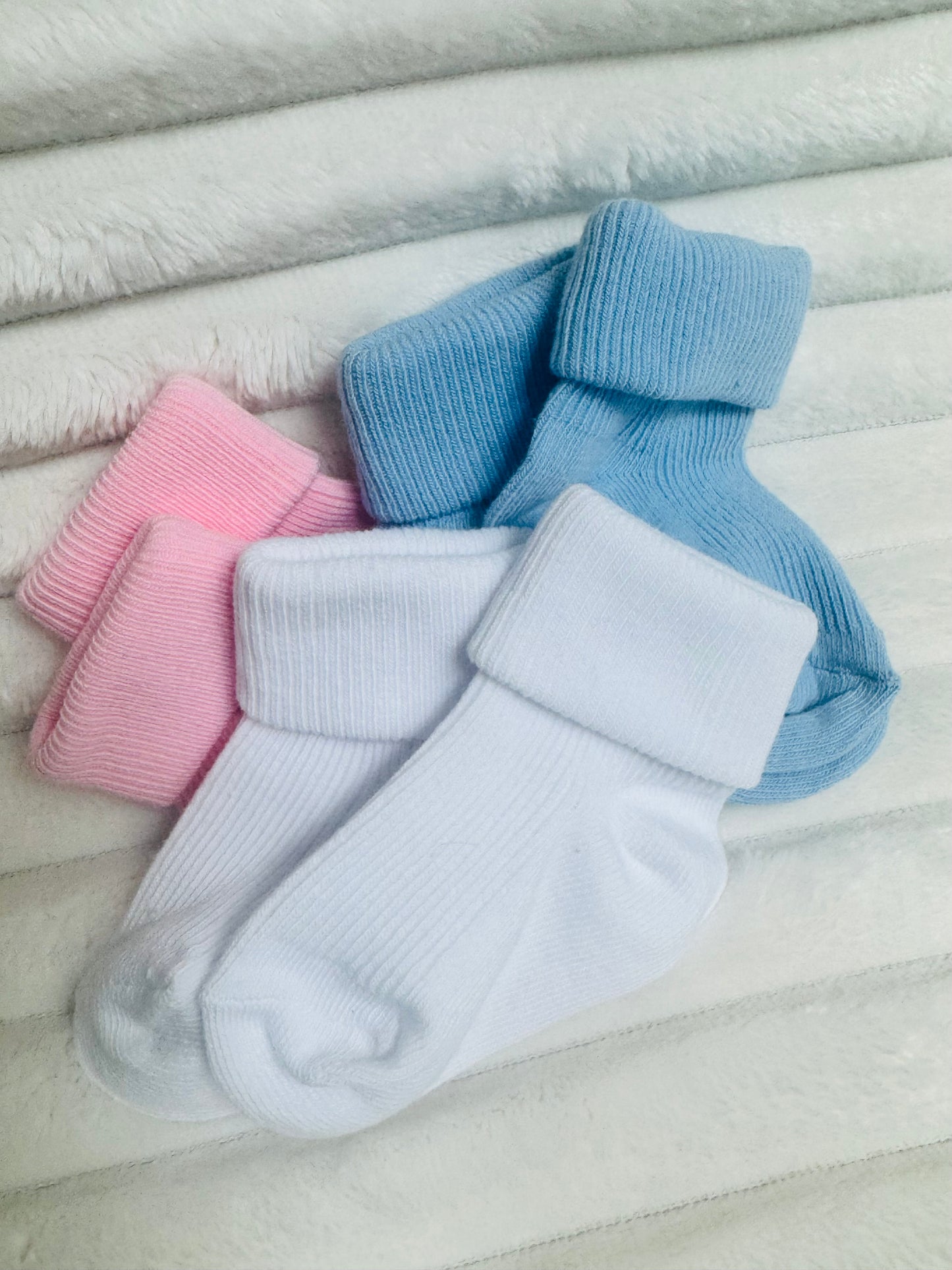 Baby Nappy Cake  1 Tier | Blue - Pink - Neutral