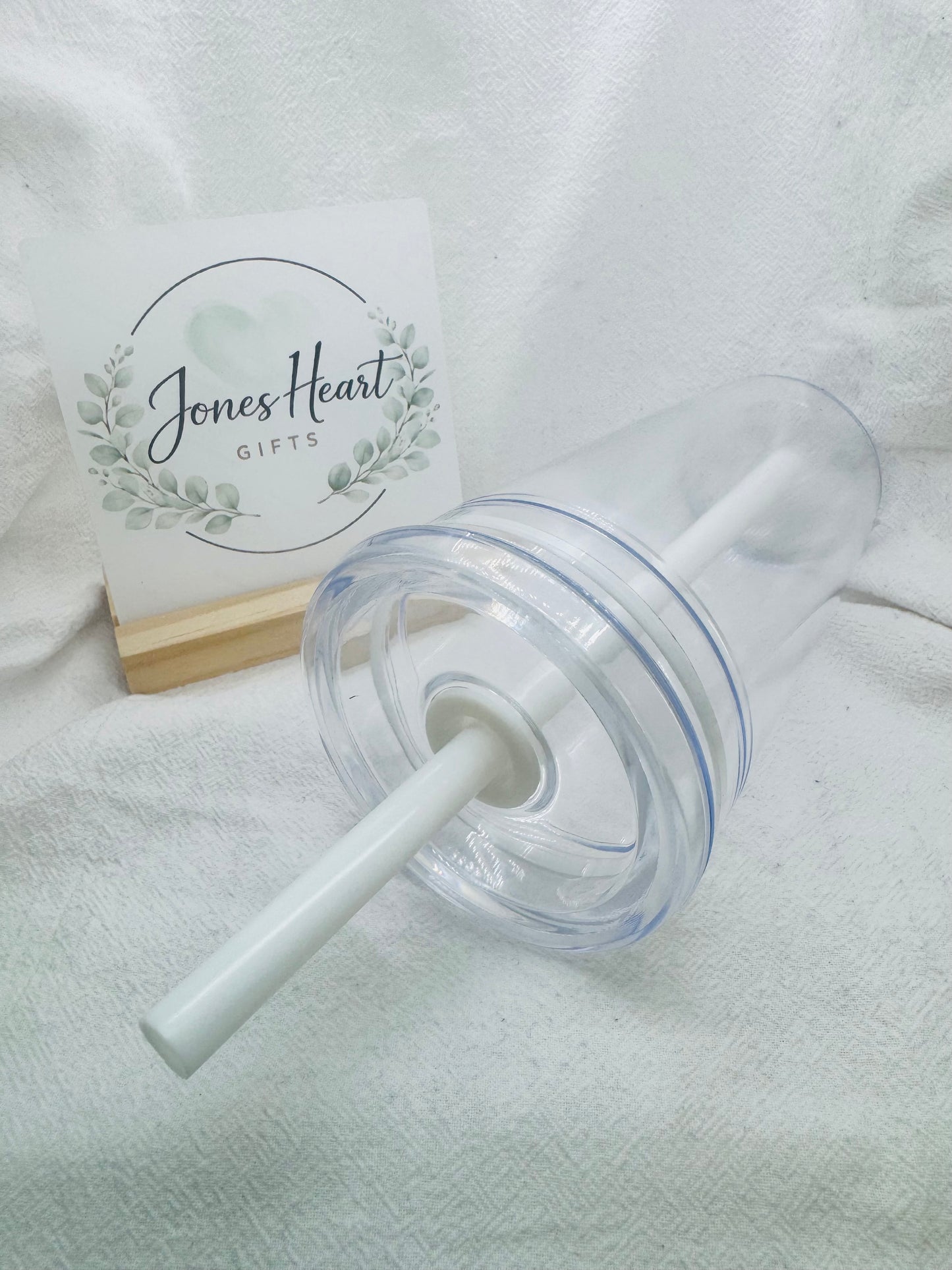 Personalised Plastic Tumblers | Lid & Reusable Straw